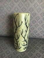 Gorka Géza rajzos zöld váza