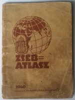 ZSEB=ATLASZ 1940es kiadás 32oldalas mérete:11cmX15cm a gerinc ragasztva van, tintaceruzás firkálások