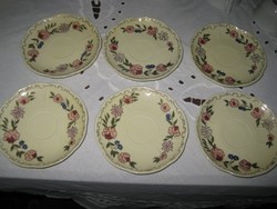 Zsolnay small plate set 6 pcs., diameter. 11.2 cm