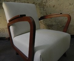 Restaurált art deco karfás fotel