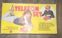 régi retro nosztalgia gyerek játék telefon szett