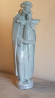 Hatalmas (50cm) Szent Antal régi kerámia szobor