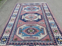 Kazak gyönyörű 100% gyapjú kézi csomózású szőnyeg! 251cmx164cm