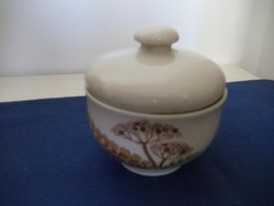(Cp) colditz porcelain sugar bowl with dill pattern