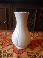 Zsolnay barokk fehér váza 18 cm