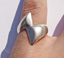 Széles ezüst gyűrű