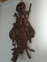 Óriás bronz vadász szobor 