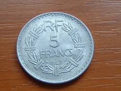 FRANCIA 5 FRANCS FRANK 1947 ALU. 