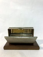 Silver-plated cigarette box (01532)