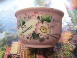 Viennese koma cup hairline cracked  but beautiful decorative item even so   