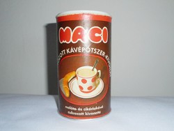 Retro papír doboz - MACI cukrozott kávépótszer - Győri Keksz és Ostyagyár gyártó - 1980-as évekből