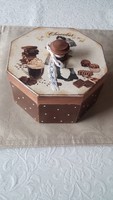 Csokis vintage doboz