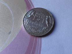 1912 magyar ezüst 2 korona,szép farab