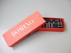Retro,vintage dominó eredeti papír dobozban