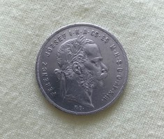 Ferenc József 1870 KB ezüst 1 Forint