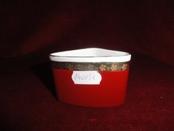 Hollóházi porcelán, cigaretta tartó,barna színű. Vanneki!