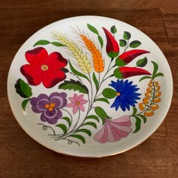 Kalocsai kézzel festett tányér