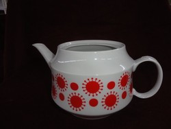 Alföldi porcelán varia napocska mintás teáskanna, fedél nélkül, napocska mintával. Vanneki!