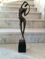 Art deco bronz szobor# női akt figura# esztétikus# monumentális 