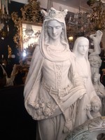 Árpád-házi Szent Erzsébet nagyméretű gipsz szobor