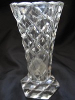 Gyémánt mintás art deco antik kis ibolyás váza