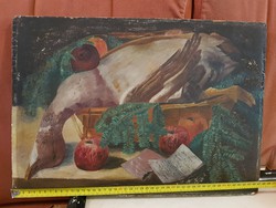 Falapra festett fácán-trófea