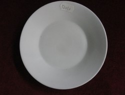 Zsolnay porcelán süteményes tányér, hófehér, átmérője 15 cm. Vanneki!