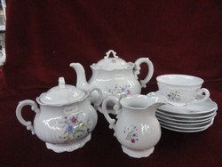 Zsolnay porcelán teás készlet (nem teljes) antik, pajzspecsétes. Vanneki!
