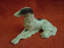 Metzler & Ortloff porcelán agár kutya figura