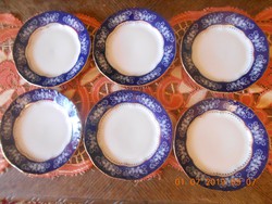 Zsolnay Pompadour II kis tányér 6 db 