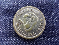 Ausztrália VI. György (1936-1952) .500 ezüst 1 Schilling 1950 (9503)
