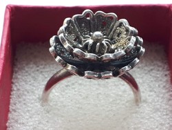 Antik orosz ezüst gyűrű 