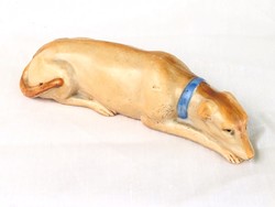 Kerámia pihenő agár kutya - 14,8 cm