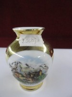 Plankenhammer Floss Bavaria német porcelán mini váza.  7,5 cm magas. Vanneki!