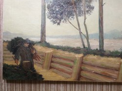 Festmény, Daday Gerő, 1916.