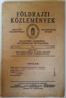 Geographical notices published by the Hungarian Geographical Society 19.1.13.3.Sz (Aggtelek)