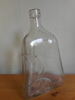 Schrank testvérek régi likőrös üveg (Meggy lelke likőr). Hibátlan