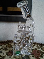 A svéd Orrefors kristály üveg szakács figurája, jelzett!