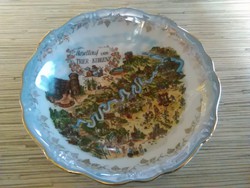 Johann Haviland Bavaria porcelán dísz tányér