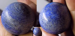 Természetes lápisz lazuli gömb