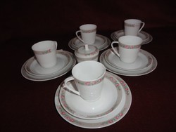HUTSCHENREUTHER SELB Bavaria német porcelán Noblesse  5 személyes reggeliző szett. Vanneki!