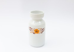 Alföldi retro porcelán virágos váza
