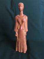 Osváth Mária terrakotta szobor 37 cm