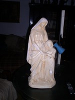 Szent Anna a kis Máriával, Zéger Gyula szobra 70 x 27 x 18 cm