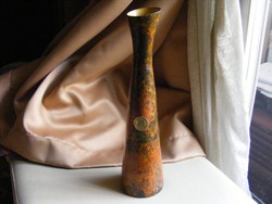 retro HMV Majolika váza  - egyszálas váza