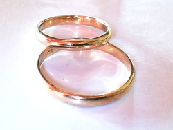 Arany karikagyűrű pár (8k)