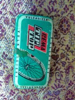 Régi Rema Tiptop kerékpáros gumiragasztó fém doboz