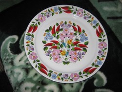KALOCSAI MINTÁS, limitált kalocsai  tányér, 28, cm (105)