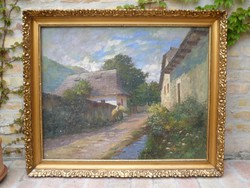 Szontágh Tibor (1873-1930) 80 x 100 cm-es festménye