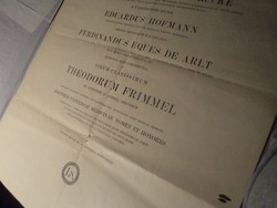 Theodor von Frimmel  Promotionsurkunde / Beethoven
